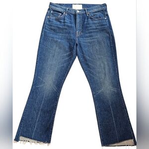 MOTHER Superior The Insider Crop Step Fray, Bad Reputationsn Size 30
